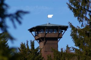 Böhmerwaldaussichtsturm bei Stadlern im Oberpfälzer Wald