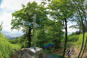 Gläsernes Gipfelkreuz am Reiseck bei Waldmünchen