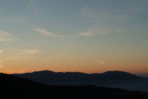 Sonnenaufgang im Bayerischen Wald